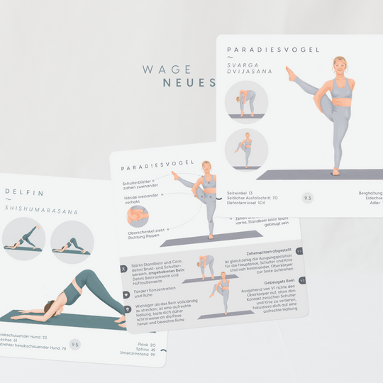 Yoga Karten Stärke & Balance Set