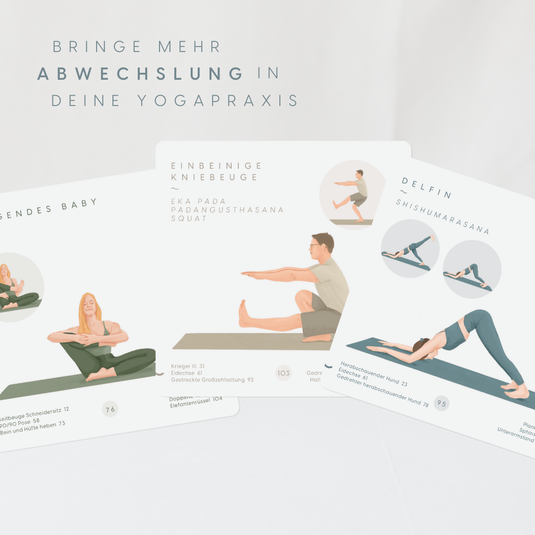 Yoga Karten Stärke & Balance Set