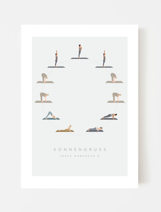Poster Sonnengruß