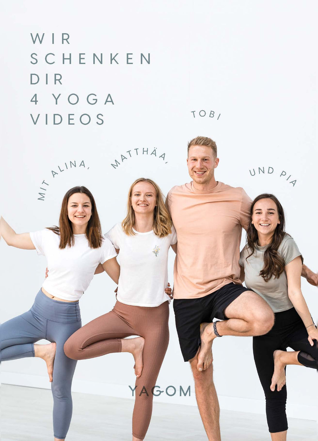 Wir schenken dir 4 Yoga-Videos